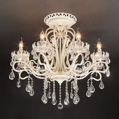 Потолочная люстра Eurosvet 12205/8 белый Strotskis Потолочная люстра Eurosvet 12205/8 белый Strotskis