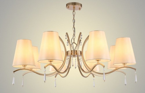 Подвесная люстра Crystal Lux Renata SP8 Gold