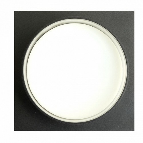 Светильник встраиваемый Feron DL701 потолочный GX70 черный квадрат 51096