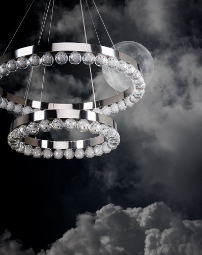 Подвесной светодиодный светильник DeMarkt Глобула 2 690010502