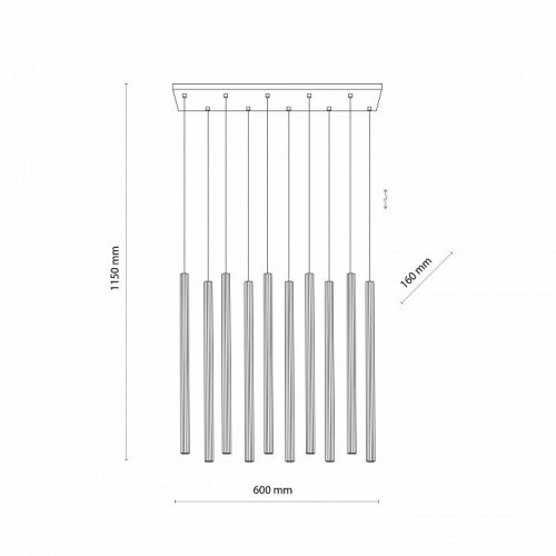 Потолочная люстра TK Lighting 11488 Потолочная люстра TK Lighting 11488