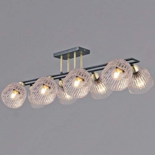 Люстра на штанге ILLUMICO IL0794-8CSQ-25BKAB ELITE Люстра на штанге ILLUMICO IL0794-8CSQ-25BKAB ELITE