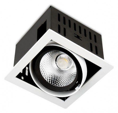 Встраиваемый светодиодный светильник Ambrella light Cardano T811 BK/CH 12W 4200K