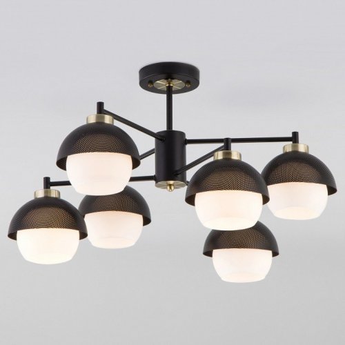 Потолочная люстра Eurosvet Nocciola 70106/6 черный Потолочная люстра Eurosvet Nocciola 70106/6 черный