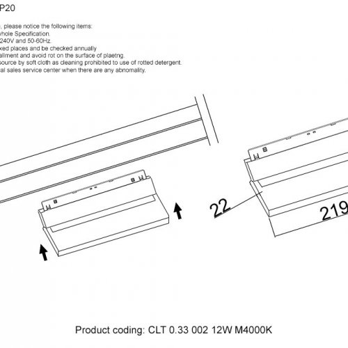 Трековый светодиодный светильник Crystal Lux Space CLT 0.33 002 12W WH M4000K Трековый светодиодный светильник Crystal Lux Space CLT 0.33 002 12W WH M4000K