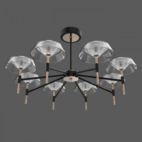 Потолочная люстра MD21001018 MD21001018-8A black/gold Потолочная люстра MD21001018 MD21001018-8A black/gold