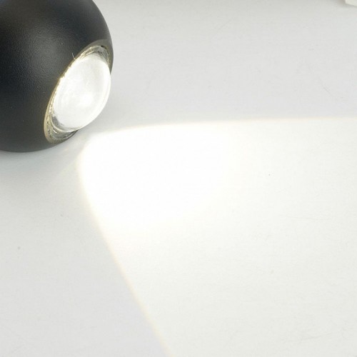 Светодиодный светильник стационарный Feron AL51 2*1W 4000K черный 51130