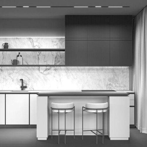 Трековый светильник Maytoni Basis TR074-2-7W4K-B