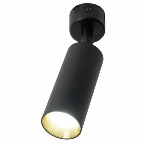 Светильник Feron ML1011 настенно-потолочный под лампу GU10, черный + золото 51381