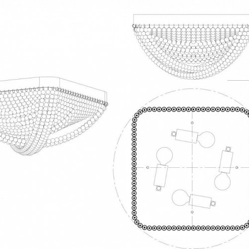 Потолочная люстра Stilfort Marelli 2169/09/04C Потолочная люстра Stilfort Marelli 2169/09/04C