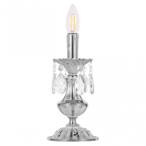 Интерьерная настольная лампа Bohemia Ivele Crystal AL77 AL77200L/1-25 NW Интерьерная настольная лампа Bohemia Ivele Crystal AL77 AL77200L/1-25 NW