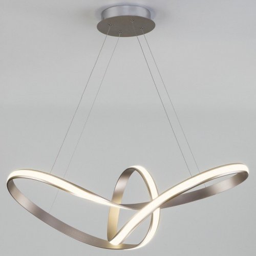 Подвесной светильник Eurosvet Kink 90174/1 сатин-никель 42W Подвесной светильник Eurosvet Kink 90174/1 сатин-никель 42W