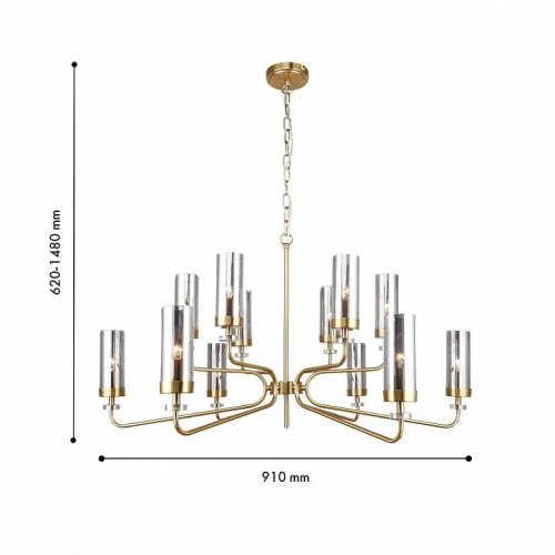Подвесная люстра F-promo Shandar 4620-12P Подвесная люстра F-promo Shandar 4620-12P