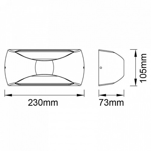 Уличный настенный светодиодный светильник Mantra Butan 8903 Уличный настенный светодиодный светильник Mantra Butan 8903
