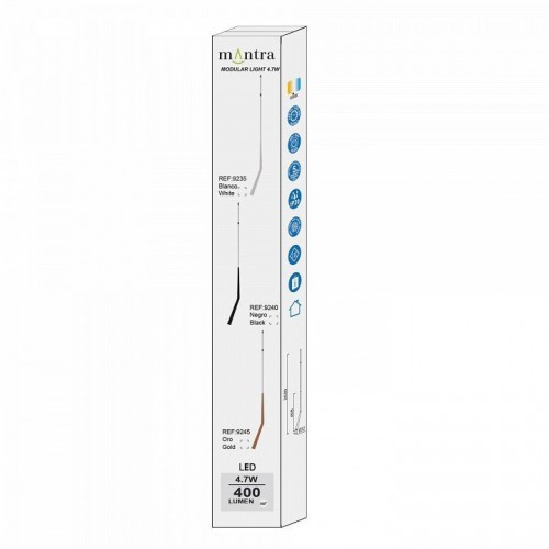 Подвесной светильник Mantra Boomerang 9240