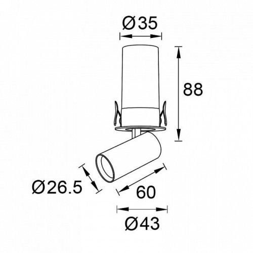 Встраиваемый светильник Mantra GARDA 9136