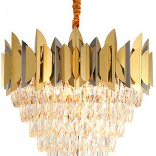 Подвесная люстра DeLight Collection Jadorel 7216 L5+3 gold/black