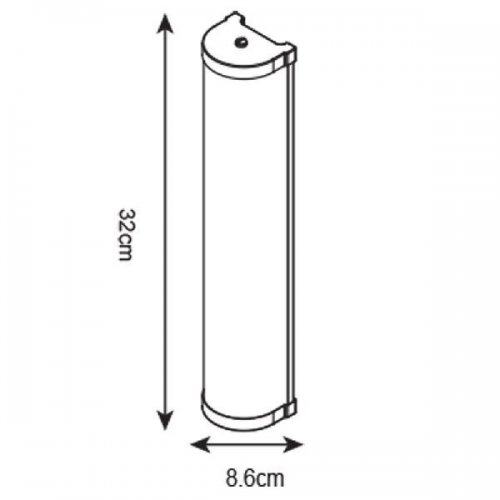 Настенный светильник Arte Lamp Aqua A5210AP-2CC