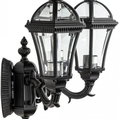 Настенный фонарь уличный Oasis Light ROMA S 95201S 3 15L Bl