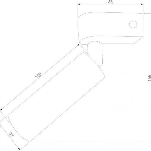 Спот Eurosvet Pitch 20143/1 LED черный Спот Eurosvet Pitch 20143/1 LED черный