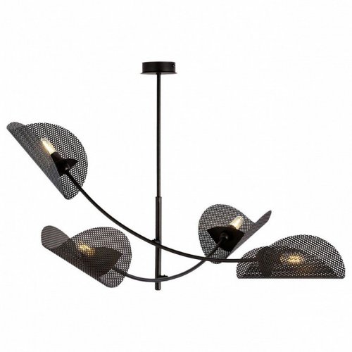 Люстра на штанге Imex MD.8378 MD.8378-4-P-BK