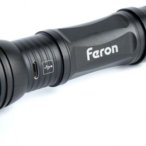 Ручной светодиодный фонарь Feron TH2401 аккумуляторный 145х40 250 лм 41683 Ручной светодиодный фонарь Feron TH2401 аккумуляторный 145х40 250 лм 41683