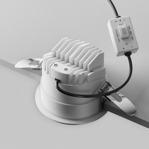 Точечный светильник Maytoni Parete DL100-12W2.7-3-4K-RD-W