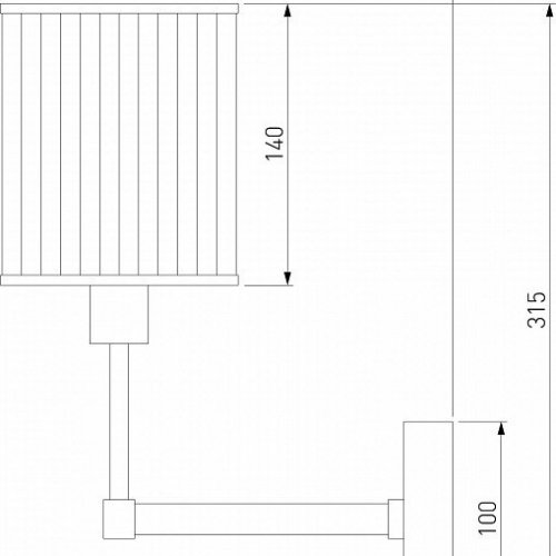 Бра Eurosvet Inari 60144/1 золото