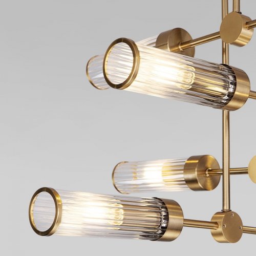 Потолочная люстра Eurosvet Oriens 60166/8 латунь