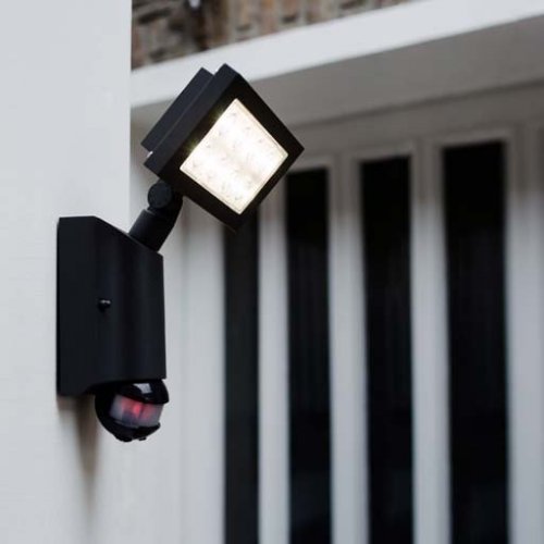 Прожектор уличный Oasis Light W6101S-PIR черный