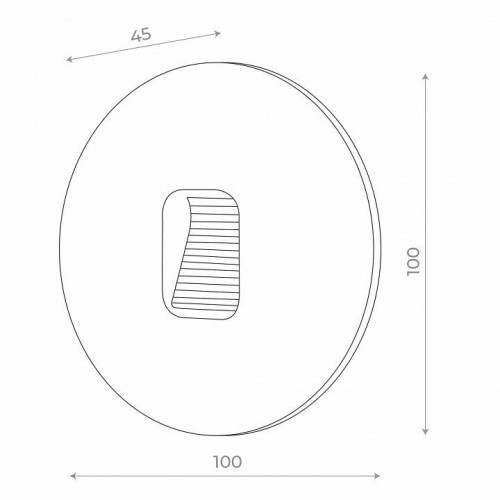 Встраиваемый светильник ST Luce Visano SL9501.541.01