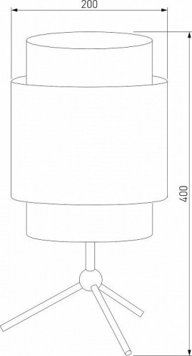 Настольная лампа декоративная TK Lighting Boho 5567 Boho Black