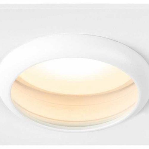 Светильник встраиваемый алюминиевый ЭРА KL110 WH под лампу MR16 GU5.3 белый матовый Б0061529