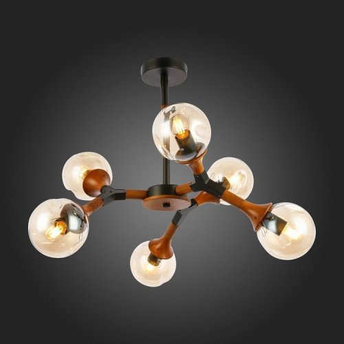 Потолочная люстра Evoluce Raquel SLE109402-06 Потолочная люстра Evoluce Raquel SLE109402-06