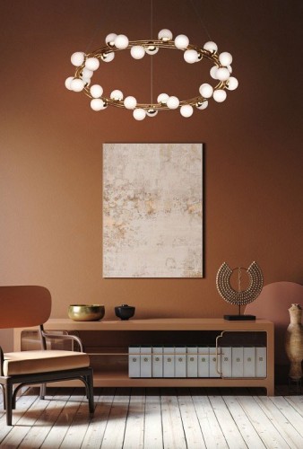 Подвесная светодиодная люстра Maytoni Tessara MOD081PL-L50G3K Подвесная светодиодная люстра Maytoni Tessara MOD081PL-L50G3K