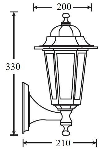 Настенный фонарь уличный PETERSBURG EM 79801EM Bl Настенный фонарь уличный PETERSBURG EM 79801EM Bl