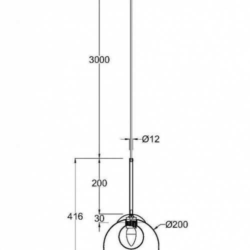 Подвесной светильник Basic form MOD521PL-01G3