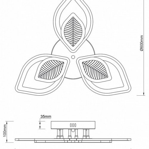 Потолочная люстра Escada Anise 10288/6LED