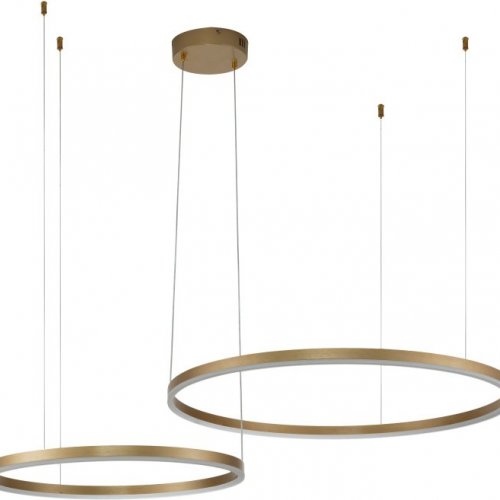 Подвесной светодиодный светильник Indigo Galass 14001/2P Gold V000011L