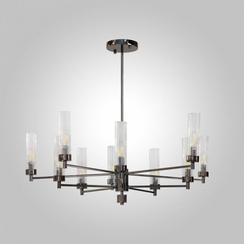 Люстра на штанге AM-Group INDIGO INDIGO SP10 PEARL BLACK