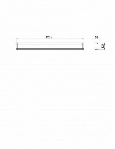 Настенно-потолочный светильник ЭРА DPO DPO B 1200 2хT8 G13
