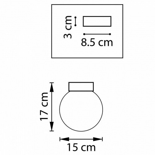 Настенно-потолочный светильник Lightstar Globo 812017