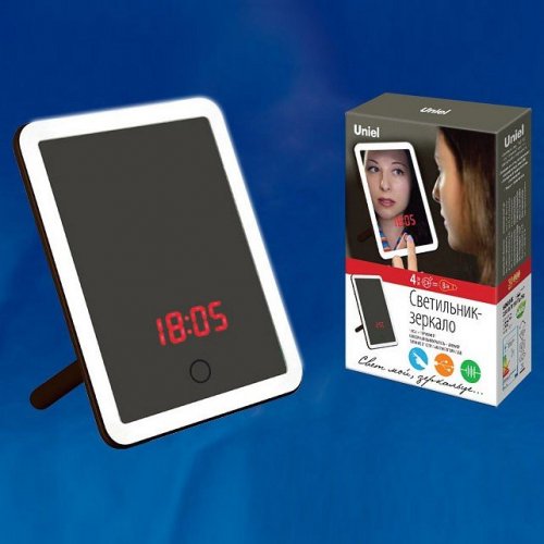 Зеркало с подсветкой (UL-00004160) Uniel TLD-591 Brown/LED/80Lm/6000K/Dimmer/T+M Зеркало с подсветкой (UL-00004160) Uniel TLD-591 Brown/LED/80Lm/6000K/Dimmer/T+M