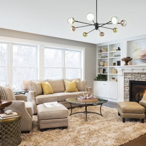 Потолочная люстра Diverse 10271/8LED Gold/Copper