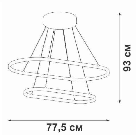 Подвесной светильник  V4678DT-0/2S