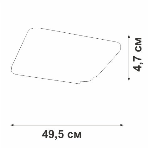 Потолочная люстра  V2097-0/1PL