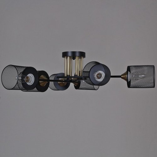 Потолочная люстра Reluce 38460-0.3-06 BK+COPPER