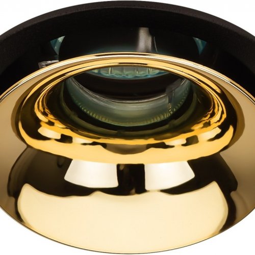 Точечный светильник ЭРА KL103 BK/GD