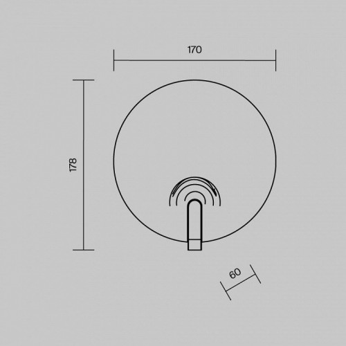Настенный светильник Maytoni Regatta MOD481WL-L5BS3K