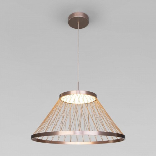 Подвесной светильник Eurosvet Cesta 40017/1 LED коричневый Подвесной светильник Eurosvet Cesta 40017/1 LED коричневый